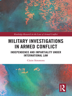 cover image of Military Investigations in Armed Conflict